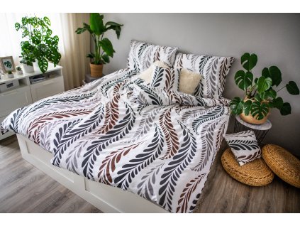 Posteľné prádlo 3dielne LP DITA- Tipo / 70x90+140x200cm / bavlna + povlak na vankúš 40x40cm