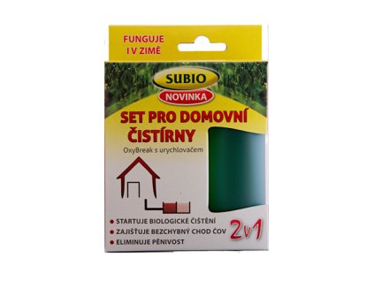 Set pro domovní čistírny s urychlovačem Subio 50g+80ml