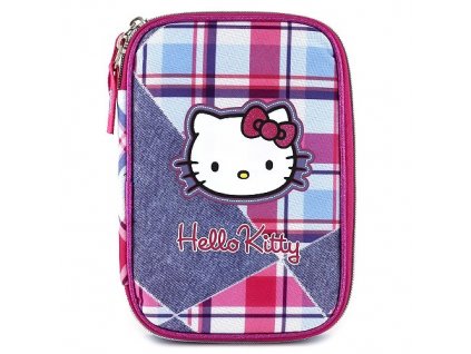 Školní jednopatrový XXL penál Hello Kitty