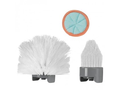 CLEANmaxx - Náhradní kartáčová hlava 3ks pro kartáč na čištění baterie 3,7 V