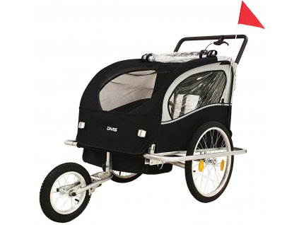 DMS Nemecko - Vozík na bicykel FH-02S / čierny