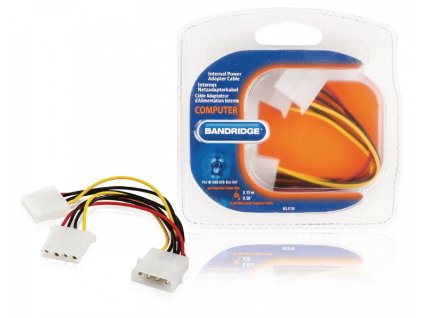 Interní napájecí kabel Bandridge BCL9720 / Molex / 0,15 m