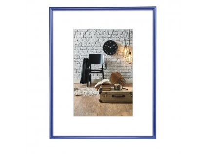 Hama rámeček plastový SEVILLA, modrá, 21x29,7 cm / průhledný plast