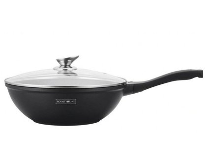 Wok mramorová panvica s pokrievkou Royalty Line RL-BW30ML o priemere 30 cm