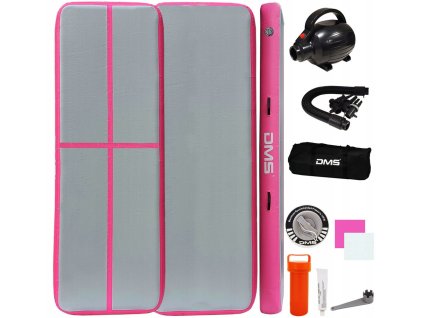 Nafukovací gymnastická podložka DMS AT-320 / růžová