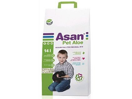 ASAN Pet Aloe Podestýlka pro hlodavce 14l