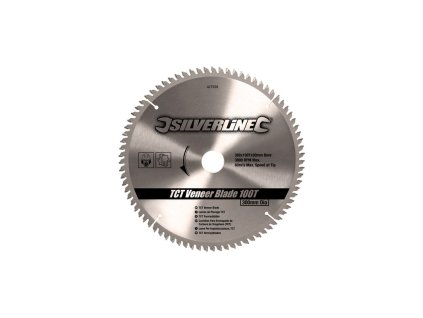 Karbidové řezné kotouče pro okružní pilu - pro dýhu, 100 zubů, 300 x 30 - 25, 20, 16 mm redukce