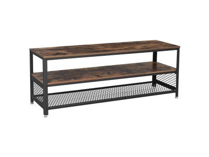 Stojan pro TV až do 60 palců / 140 x 40 x 52 cm / dřevo / kov