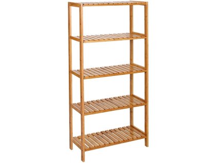 Bambusový regál 60 x 26 x 130 cm / přírodní bambus