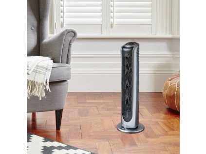 Ventilátor Bionaire BT19 / černá / šedá