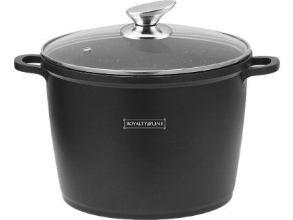 Hlboký hrniec s mramorovým povrchom Royalty Line RL-AD24M o priemere 24 cm – objem 7,5 l