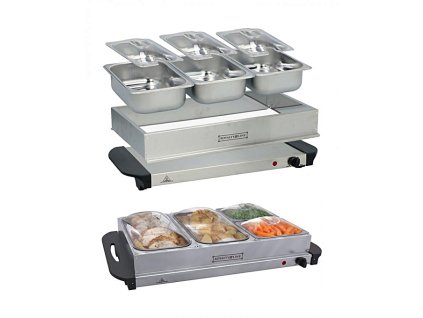 Bufetový ohrievač Royalty Line RL-BFS-4.7 / nerez / 600 W