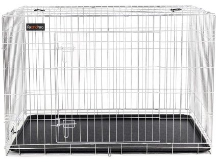 Přepravka pro psy s podnosem PPD42W / 106 cm / bílá