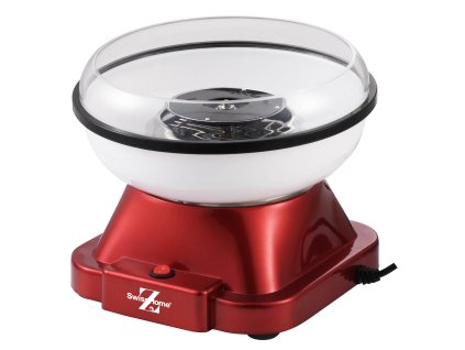 Výrobník cukrové vaty Swiss home 500 W / červená
