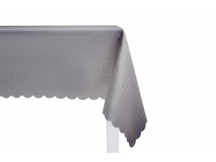 RODERI Ubrus 140 x 220 cm / Světle šedá