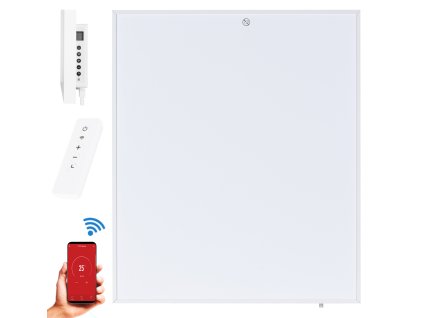 Infračervený topný panel na stenu DMS® Germany WIPH-350 s WiFi