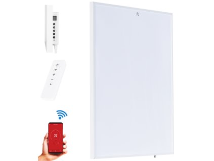 Infračervený panel na vytápanie na stenu DMS® Germany WIPH-500 s WiFi