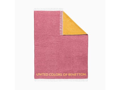 Ružová a žltá deka United Colors of Benetton 60 a vlna 40
Tkanina Krill / 140 x 190 cm