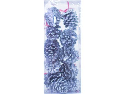 Set vánoční šiška DUE ESSE / 11 cm / 10 ks / stříbrná