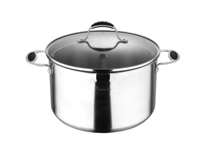 Nerezový hrnec Masterpro / 28 x 16,5 cm / 9,8 l / stříbrná