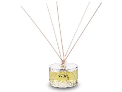 FLORETI Aroma difuzér s tyčinkami / limetka / granátové jablko