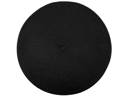 TRIAL prostírání kruhové / pr. 38 cm / černá