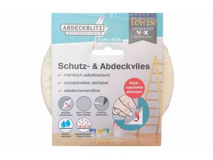 Abdeckblitz - Ochrana před barvou - krycí rouno 5 cm x 50 m |malířské potřeby|
