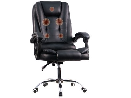 Masážní kancelářské křeslo DMS® / černá
