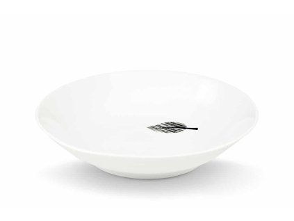 TILIA Hluboký talíř / pr. 23,5 cm / bílá/černá