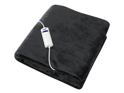 DMS® elektrická vyhřívaná přikrývka XXL / černá / automatické vypínání / 160W / 200x180cm