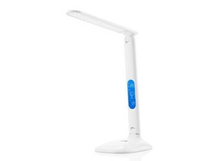 Stolní LED lampička ETA 3892 90000 stmívatelná, displej, 6W / bílá