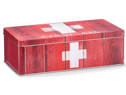 Box na lékárničku Zeller / kov / červený / 19233