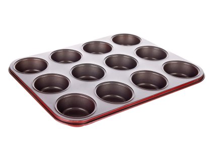 Pekáč na vdolečky s nepřilnavým povrchem Banquet CULINARIA Red / 35 x 26,5 cm / 12 ks