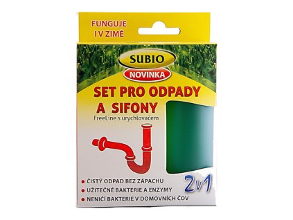 Set pro odpady a sifony s urychlovačem Subio / 50g+80ml
