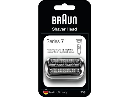 Náhradní holicí hlavice Braun Series 7 73S / Stříbrná