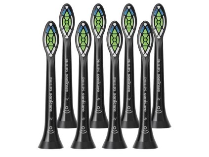 Náhradní hlavice Philips Sonicare HX6068/13 Optimal White Standard Black 8 ks