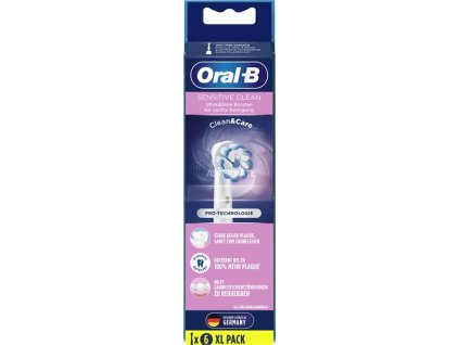 Hlavice elektrických zubních kartáčků Oral-B Sensitive Clean, 6 ks