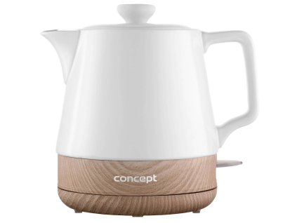 Rychlovarná konvice keramická Concept RK0060 1 l / bílá