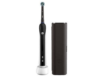 Elektrický zubní kartáček Oral-B Pro 2500 Black Cross Action / černá
