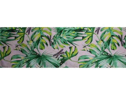 MONTERI Běhoun 39 x 115 cm / listy