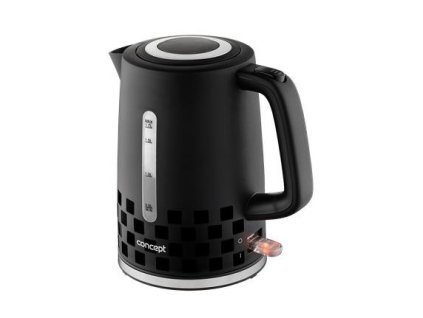 Rychlovarná konvice Concept RK2341 1,7 l s 3D potiskem / plast / černá