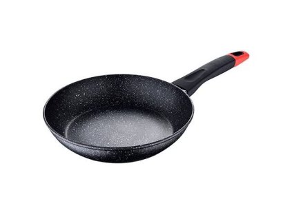 Kovaná hliníková panvica Bergner Chroma, Ø 28 cm / čierna