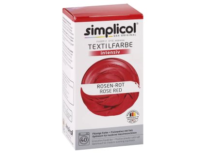 Simplicol farba na textil - červená