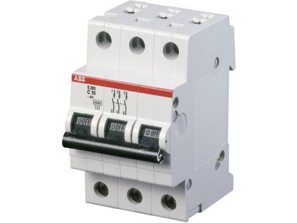 Elektrický istič ABB 3-pólový 2CDS253001R0324, S203-C32, 32 A