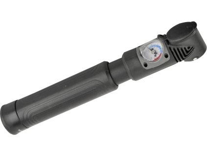 Vzduchová pumpa Fischer Mini s manometrom 85579 / čierna