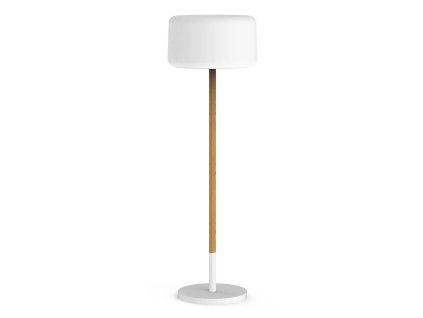 Solárna LED lampa Chloe Plant Newgarden s hrotom a podstavcom / kov / biela