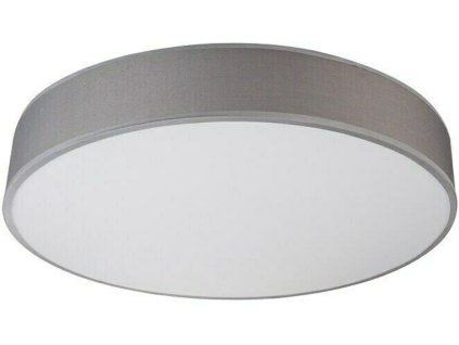 LED stropné svietidlo Mandas, Ø 70 cm, sivé
