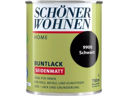 Schöner Wohnen Akrylová farba 750 ml / Satin Black