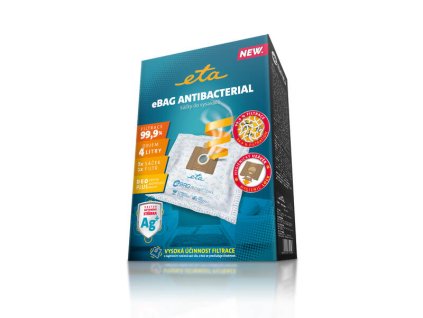 Vrecká do vysávača ETA eBag Antibakteriálne 9600 68020 / 5ks