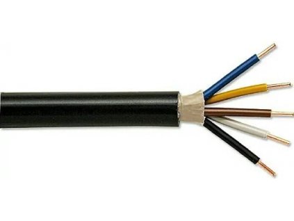 Podzemný kábel NYY - J5 x 2,5 / čierny